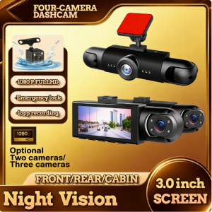 🔥 Multiple models to choose: WIFI/Non-WIFI, 3-lens/4-lens, plus 24H parking monitoring step-down cable!