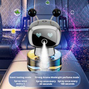 Intelligent in-car fragrance robot, car perfume, air purifier, humidifier, automatic car fragrance sprayer